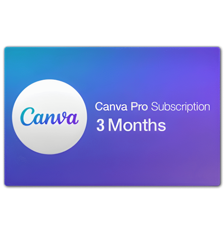 Canva Pro 3 Month Subscription (Global)