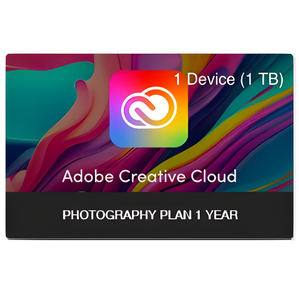 Creative Cloud Photography plan Ps+Lr with 1TB 1 Year Redeem Code